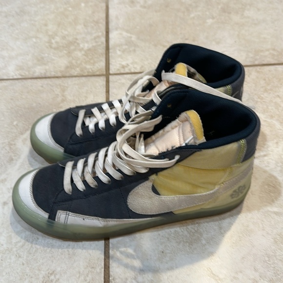 Nike Blazer Mid 77 Move To Zero Sneakers Armory Navy Patchwork 9.5 main image 6